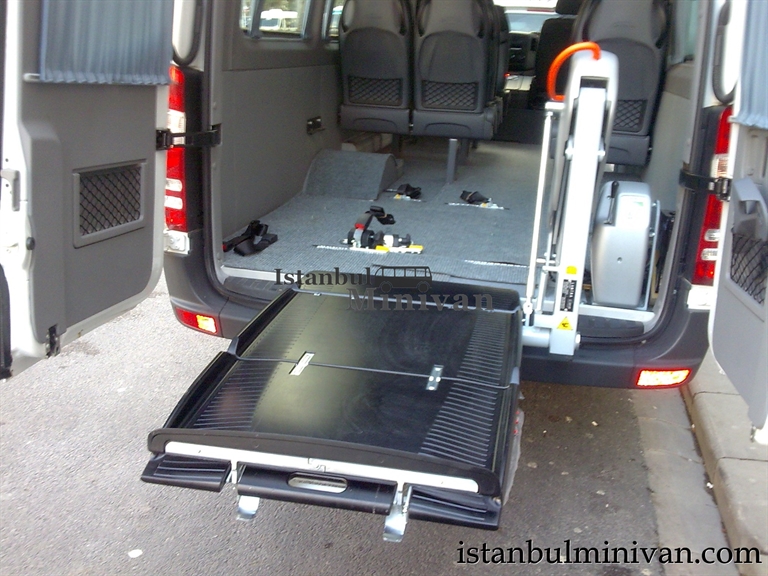 wheelchair access disabled minivan car rent istanbul turkey