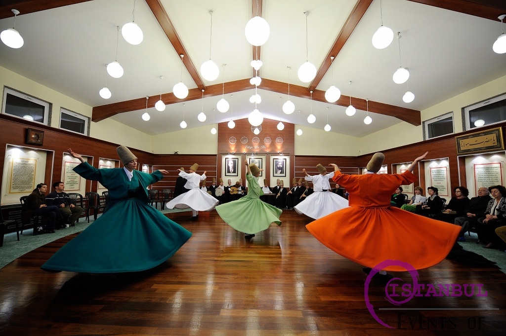 Whirling Dervish Ceremony in a Sufi Monastery Istanbul