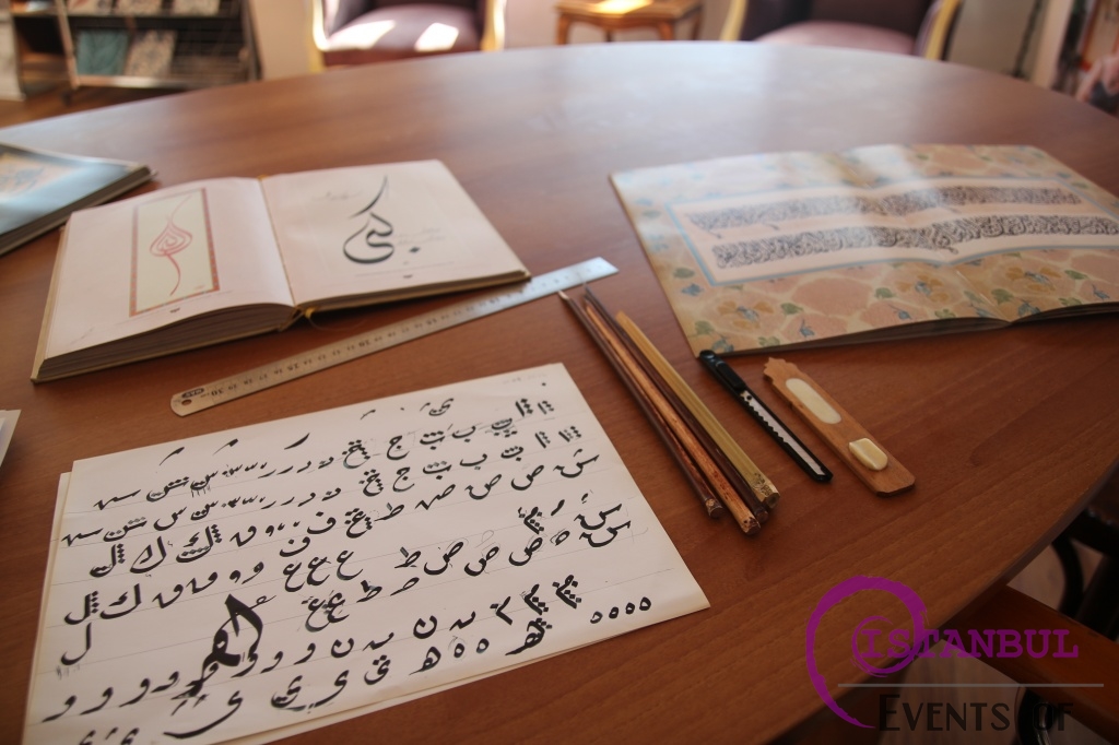 Calligraphy lessons workshops in istanbul