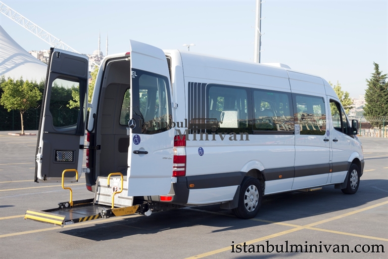 Wheelchair Access Minivan with Driver Istanbul Turkey
