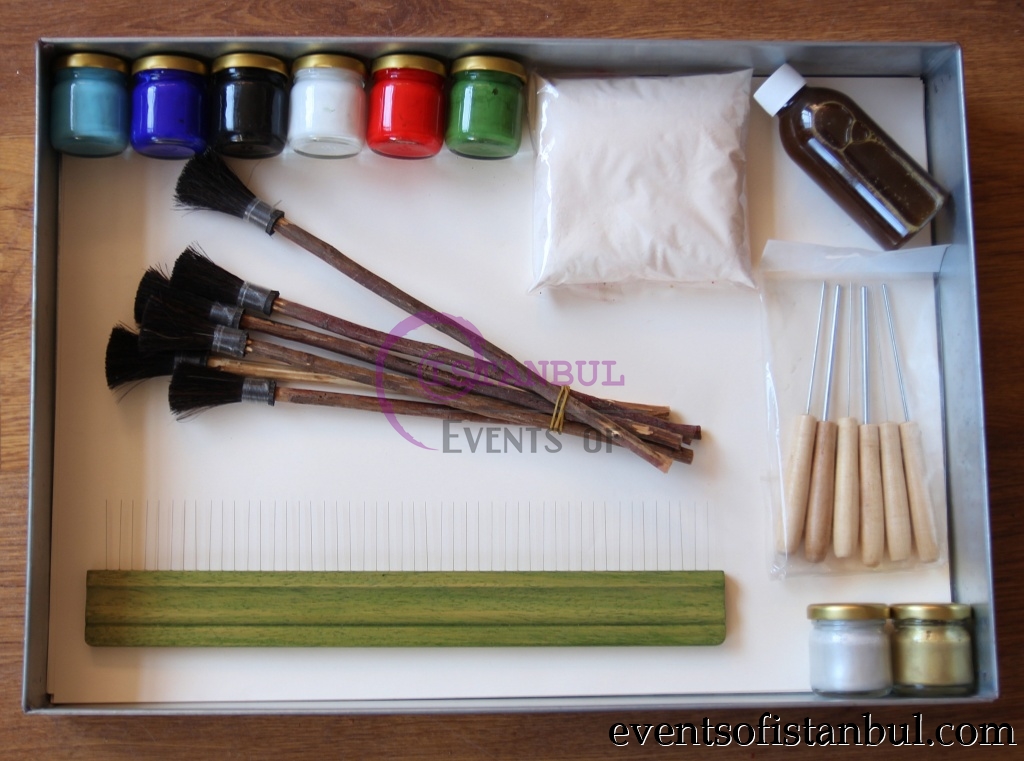 marbling ebru art set supply istanbul