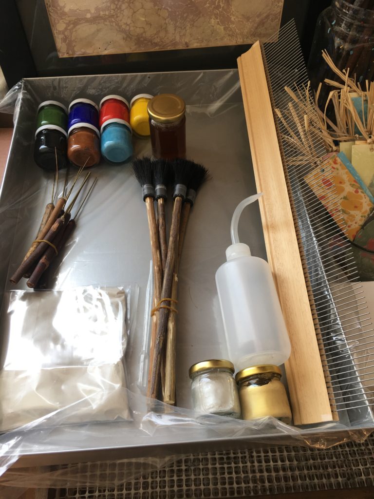 marbling ebru art set supply istanbul